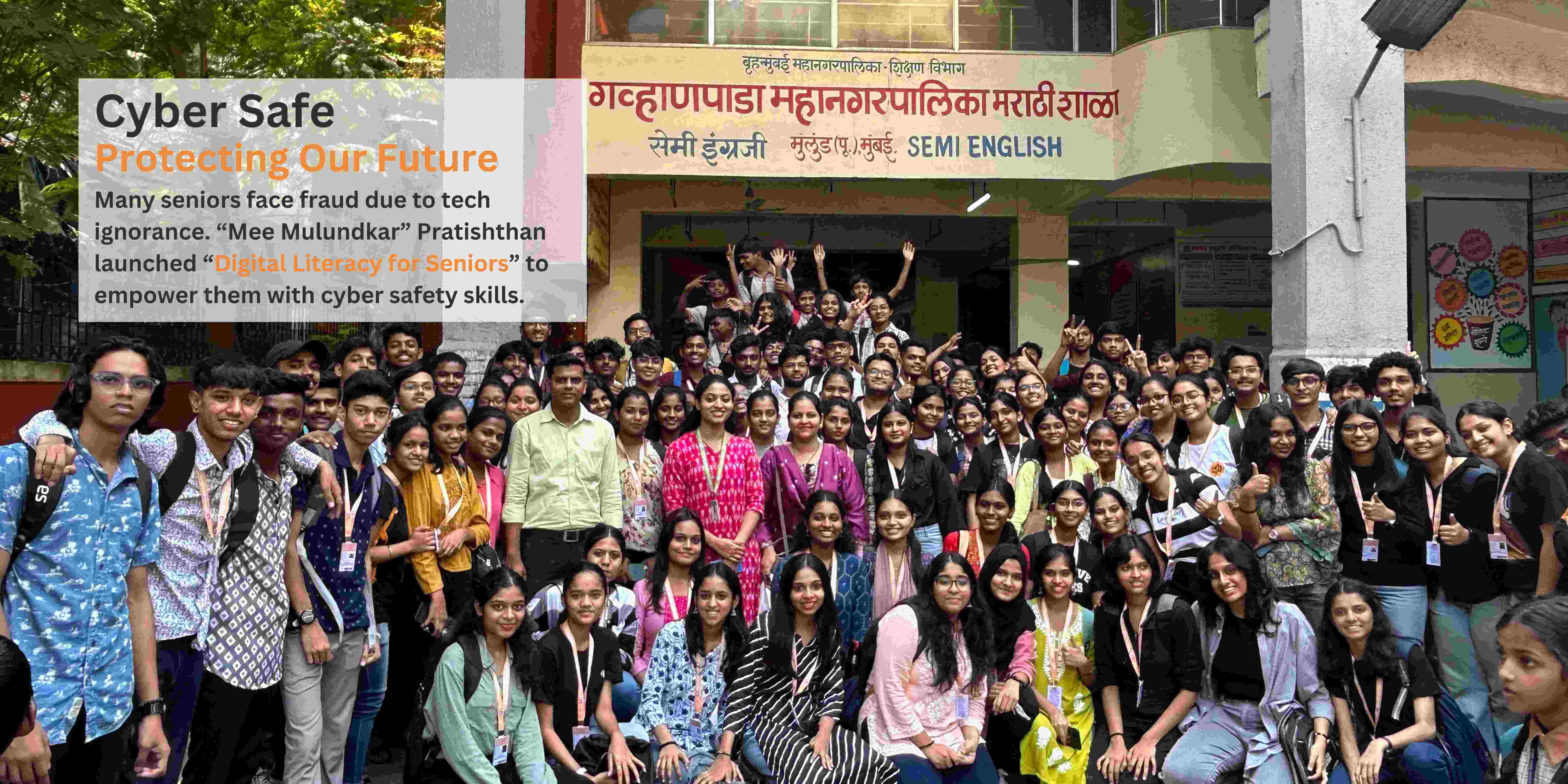 Mee Mulundkar Digital Literacy for Senior Citizens Campaign.